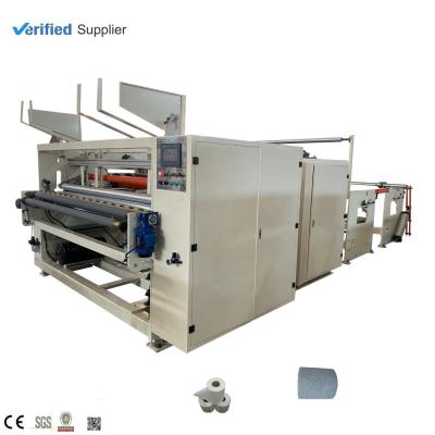 China Factory Color Glue Laminated Toilet Paper And Kitchen Towel Making Machine for sale