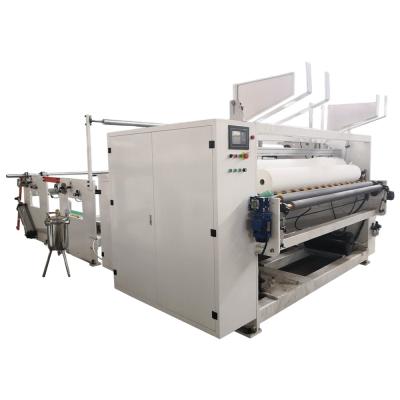 China The feature of compact struture tissue rewinding machine automatic toilet paper rewinding machine for sale