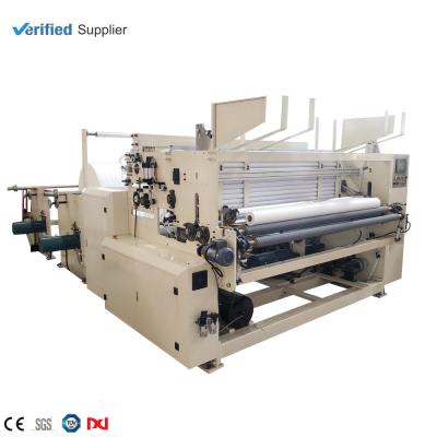 China The finished product is neat automatic small toilet paper tissue paper rewinding machine price for sale