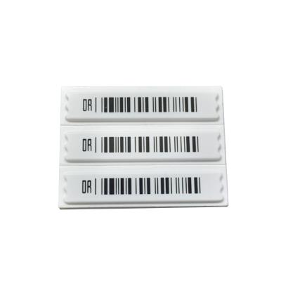 China eas anti-theft security am 58Khz customizable key id security plastic sticker B01 for sale