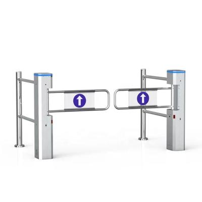 China SUS 304 Stainless Made In China Automatic Barrier Gate Turnstile High Speed ​​Swing Barrier Gate for sale