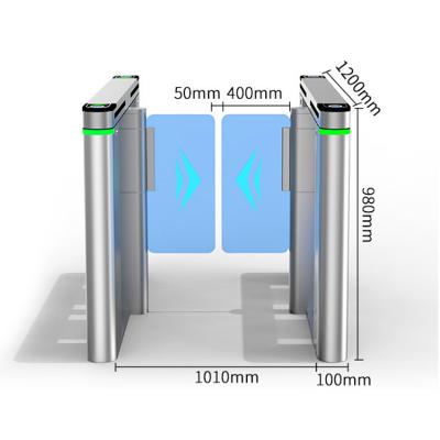 China Steel Choice 304Stainless Quality Gate Turnstile Flap Turnstile Electronic Turnstile for sale