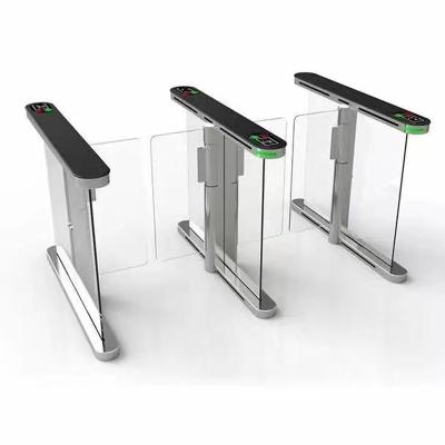 China Office Building Access Control Face Recognition Turnstile Biometric Access Control Swing Turnstile for sale