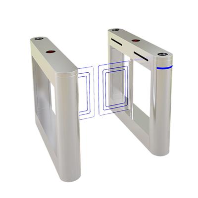 China Security Access Control Management China Made Flap Barrier Gate Office Building Entrance Flap Turnstile With Ticket System for sale