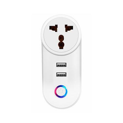 China Tuya USB WiFi Plug EU UK USA Power WiFi App Control Timer Charger Residential/Multi-Purpose Alexa Google Smart Wireless Home for sale