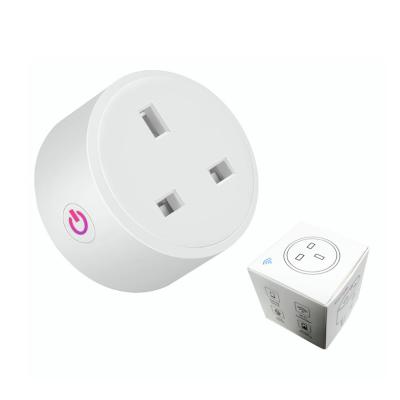 China EU USA Tuya UK Home WiFi Smart Home Electrical Outlet With Amazon Alexa Google Plug Socket Wall Outlet for sale