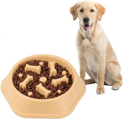 China Wholesale Eco-friendly Non-automatic Dog Slow Cat Feeder Plastic Pet Bowls Pet Feeder in wholesale for sale