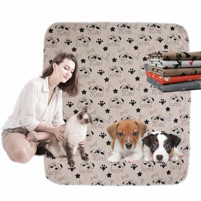 China Reusable Washable Pee Mat Dog Cooling Water-absorbent Pad For Pets Puppy Training Urine Diaper Pads for sale