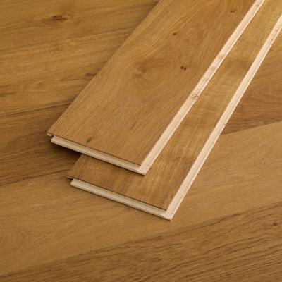 China Traditional Hot Sale 12mm / 14mm / 15mm Flat Engineered Wood Flooring for sale