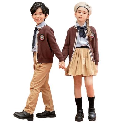 China High quality school best custom design primary middle sale school uniforms baby boy high uniform sets for students for sale