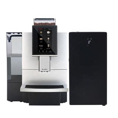 China Dr.Coffee F12 Automatic Hotel Coffee Machine With SC08 Milk Cooler for sale