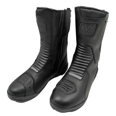 China Breathable Custom Cow Leather Motorcycle Boots Men Sports Riding Police Patrol Motorcycle Boots for sale