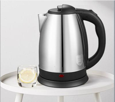 China 360 Rotation Electric Kettle Black Stainless Steel Appliances Silver White Base 201/304 Degree Body OEM Customized for sale