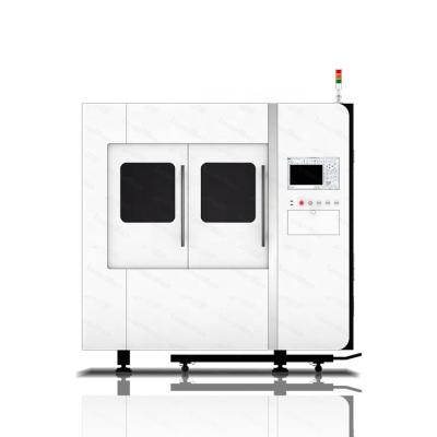 China Whole enclosed 900*1300mm Fiber laser cutting equipment with 1000w 1500w laser power for sale