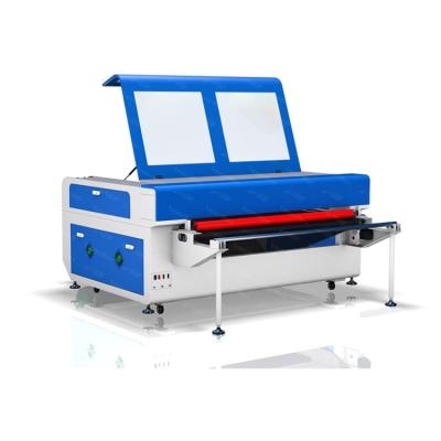 China Roll fabric/textile laser cutting machine 1610 large size working range for clothing cutting for sale