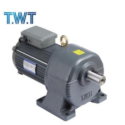 China 220v 380v Totally Enclosed Vertical Gear Motor 1hp Small Electric AC Electric Motor for sale