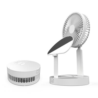 China Mini 2021 Hot Selling Mini Desktop Foldable Usb Fan in USA. With the make-up mirror for sale