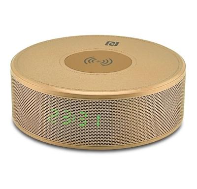 China Mini Newest Products Portable Car Charging Speaker With Alarm Clock FM Radio for sale