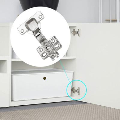 China Furniture Hardware Kitchen Drawer Stainless Steel Hinge Cabinet Modern Soft Close Hinge Hidden Hinge for sale