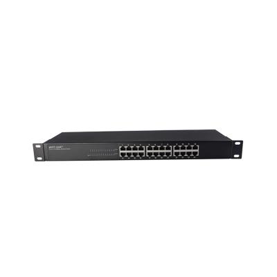 China 24 Port Gigabit Rack Mount Poe Switch 19 Inch Rack Mounted Gigabit for sale