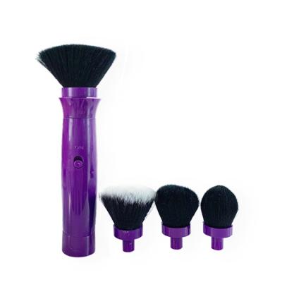 China 4 Head Optional Wholesale Makeup Brush Battery Powered Rotation Electric Make Up Brush for sale