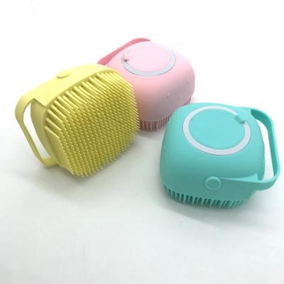 China EXFOLIATE Eco-friendly Body Care Exfoliating Baby Bath Massage Soft Silicone Bath Brush for sale