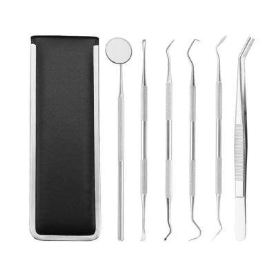 China Professional Dentist Pick Tool Dental Homecare Cleaning Sickle Scaler Teeth Care Kit Set for sale