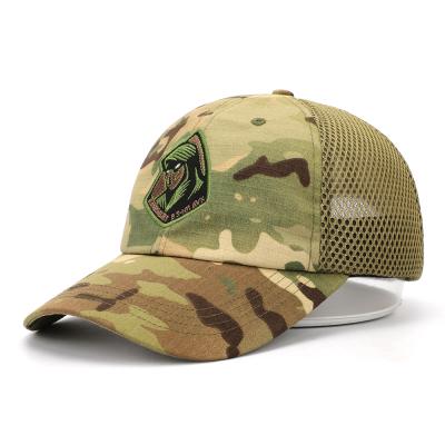 China High Quality Custom COMMON Embroidery Patch Tactical Hat, Camouflage Baseball Cap, Hook Loop Tactical Hat for sale