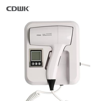 China Other CDWK1200W Wall Mounted Hair Dryer For Hotel Room Household Plastic Hair Dryer for sale