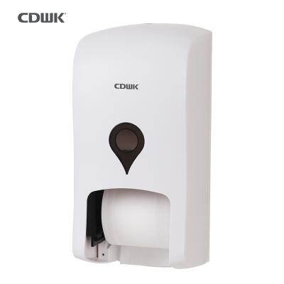 China CDWK Twin Toilet Paper Holder Mini Toilet Roll Paper Holder Modern Napkin Dispenser for sale