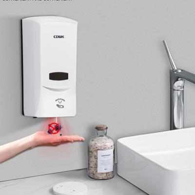 China Modern touchless CDWK Alcohol Gel Foam Spray Liquid Hand Sanitizer Automatic Soap Dispenser Floor Stand for sale