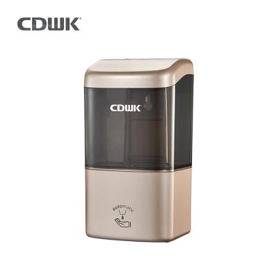 China Foam Soap Dispenser CDWK Hotel Bottle Hands Free Hand Wash Wall Mounted Shampoo Dispenser Shower for sale