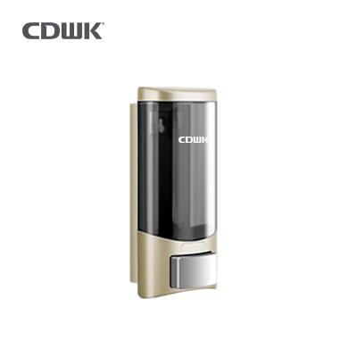 China Modern CDWK Hotel 500ml Soap Dispenser ABS Shampoo Shower Gel Dispenser for sale