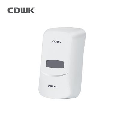 China Foam Plastic Soap Dispenser CDWK 600ml ABS Wall Mount Foam Soap Dispenser Bottle Pump CD-1368A for sale