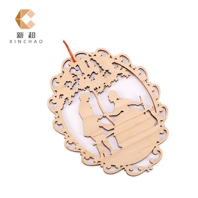 China China Laser Engraving Natural Bamboo Logo 80*80*2mm XYA99V00004AA Xinchao 300pcs Custom Charm Gift Bamboo and Wooden Product New for sale