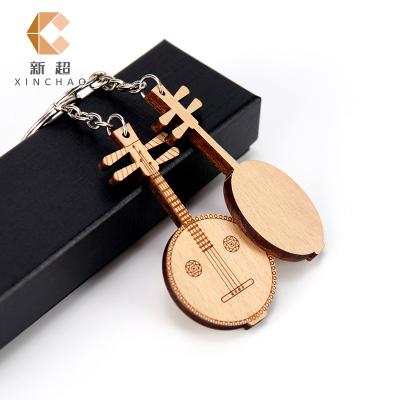 China Promotion Gift Souvenir Plain Key Ring Holder Keyring Key Chain Opp Bag Carving Custom Engraved Logo Blank Wood Stainless Steel for sale