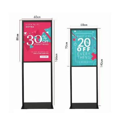 China Hotel Metal Frame Poster Stand for sale