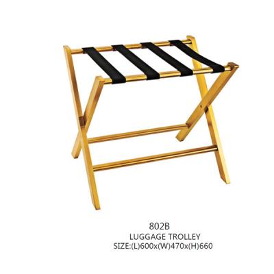 China Hotel Stainless Steel Luggage Rack For Hotels for sale