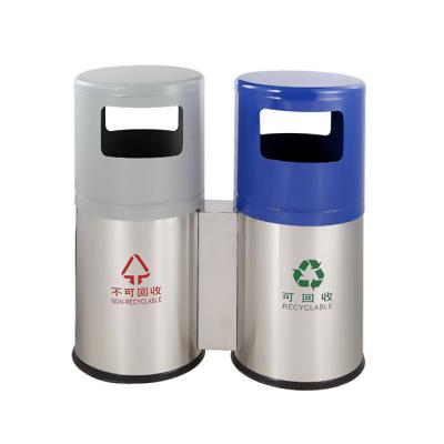 China Round Touchpad Chatroom Trash Can / Sanitary Trash Can for sale