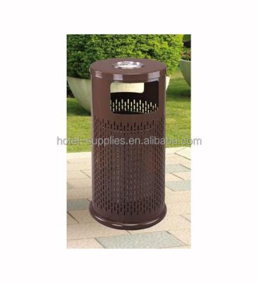 China Viable outdoor metal trash can for sale