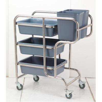 China Sustainable Restaurant Dishes And Plates Collection Cart Hotel Service Cart for sale