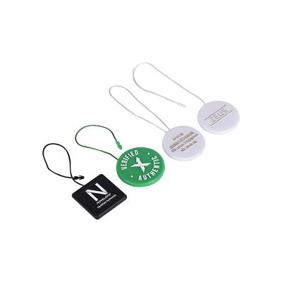 China Viable High Quality Jewelry Seal Tags Customizable Plastic Seal Tag For Jewelry Colorful Embossed Logo Plastic Seal Tag for sale