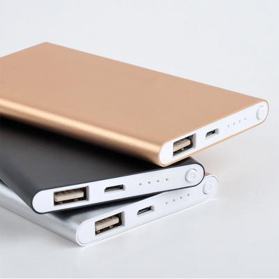 China New Consumer Electronics Portable Metal Public Places Instruments Fast Charging Type-c 5000mah To Output Battery Charger Power Bank for sale