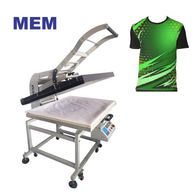 China MEM 80*100cm Hotels Manual Press Sports Use Sublimation Machine Heat Press Machine for sale