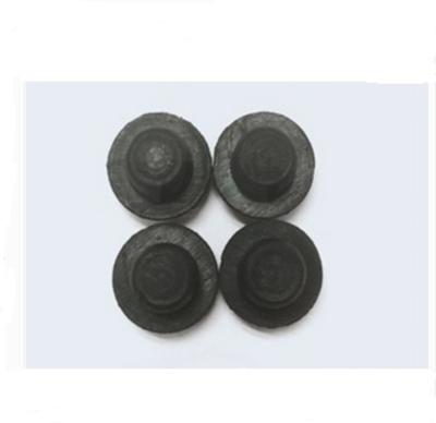 China Eco - Friendly Black Screw Silicone Rubber Bumper for sale