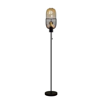 China Modern Hot Selling Modern Shade Position Atmosphere Floor Lamp Corner Standing Designer Glass Lamp for sale