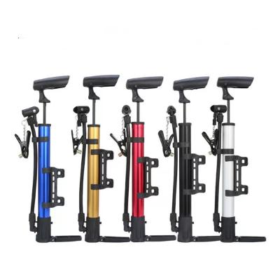 China Aluminum/Alloy Bicycle Accessories Mini Portable Blue and Yellow Color Aluminum Bike Bicycle Pump for Tires bicycle pump mini portable for sale