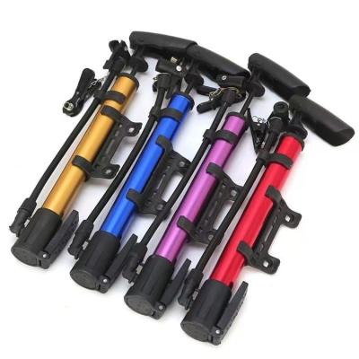 China Aluminum/Alloy Aluminium Bicycle Pump Portable Mini Bicycle Pump Portable Mini Mountain Bike Bicycle Hand Air Pump for sale