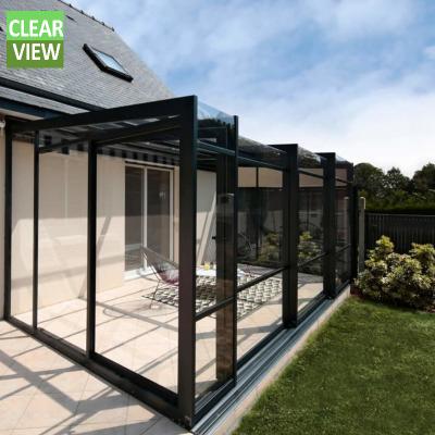 China CLEARVIEW Australia Sustainable Free Standing Conservatory Sunroom Cost Party Wedding Outdoor Glass Accommodations Price for sale