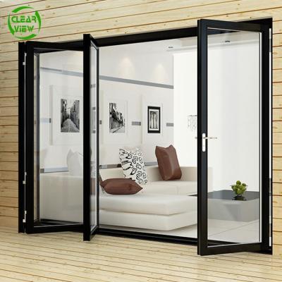 China American Style Kitchen Aluminum Folding Bi Fold Windows For House for sale